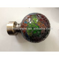 Cristal finial, 19 mm, 28 mm de fibra de cortina de cristal finial